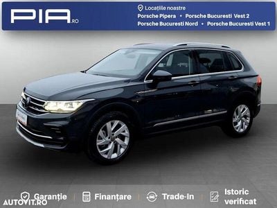 Gri mediu normal Second-hand 2022 VW Tiguan Elegance SUV | 30.500 EUR (Preț OK)