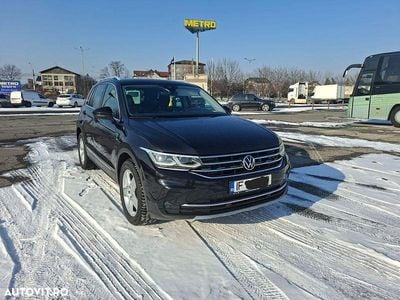 Culoarenegru Utilizat 2021 VW Tiguan Elegance SUV | 28.340 EUR (Preț bun)