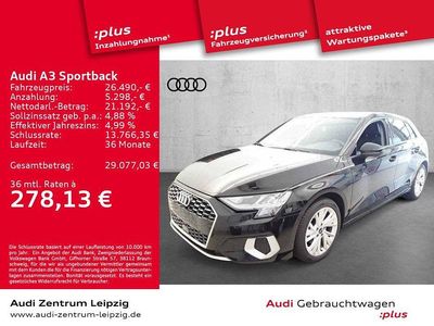 Negru Utilizat 2022 Audi A3 Business | 28.955 EUR (Preț OK)