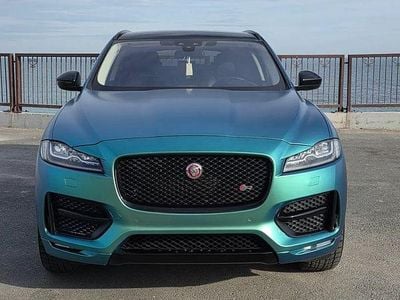 Culoarealbastru Utilizat 2016 Jaguar F-Pace R-Sport SUV | 16.499 EUR (Puțin scump)