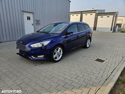Second-hand Ford Focus Titanium 150 CP (110 kW) 2015 Albastru Break
