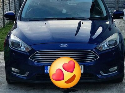 Second-hand Ford Focus Titanium 120 CP (88 kW) 2015 Culoarealbastru Break