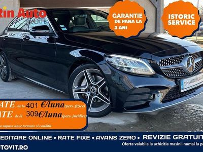 Second-hand Mercedes C180 AMG line 122 CP (89 kW) 2019 Culoarenegru Berlinǎ