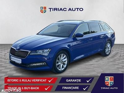 Second-hand Skoda Superb 150 CP (110 kW) 2020 Culoarealbastru Break