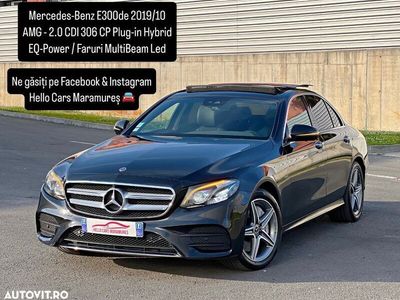 Second-hand Mercedes E300 AMG line 197 CP (144 kW) 2019 Negru Berlinǎ