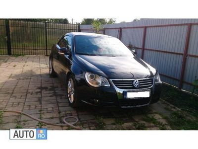 Negru Utilizat 2008 VW Eos Cabrio | 7.550 EUR