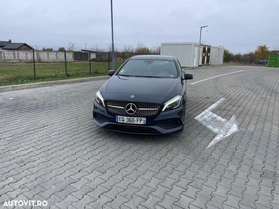 Culoarealbastru Utilizat 2017 Mercedes A200 AMG line Hatchback | 14.450 EUR (Super Preț)