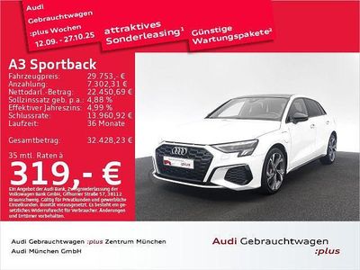 Second-hand 2021 Audi A3 Sportback e-tron S-Line Hatchback | 32.522 EUR (Puțin scump)