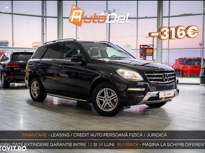 Negru Utilizat 2014 Mercedes ML250 SUV | 18.498 EUR (Preț bun)