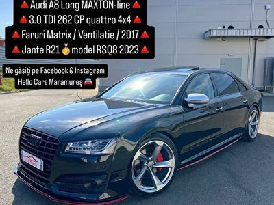 Second-hand Audi A8L Comfort 262 CP (192 kW) 2017 Negru Berlinǎ