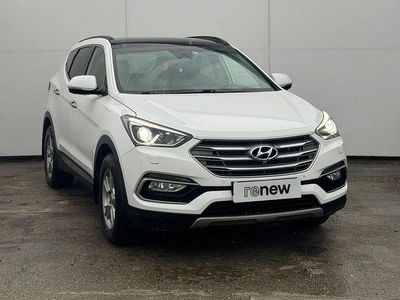 Second-hand Hyundai Santa Fe 200 CP (147 kW) 2015 Culoarealb SUV
