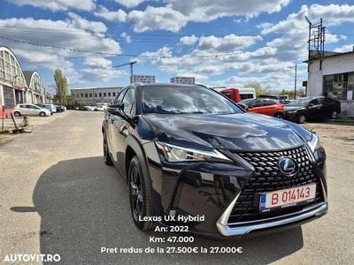 Second-hand Lexus UX 250h E-FOUR Luxury Line 177 CP (130 kW) 2022 Culoarenegru SUV