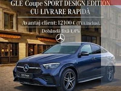 Nouă Mercedes GLE400 408 CP (300 kW) 2025 156 cpputere motor electricvopsea metalizata albastru sodalite Coupe