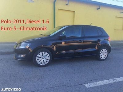 Second-hand VW Polo Style 90 CP (66 kW) 2011 Culoarenegru Hatchback
