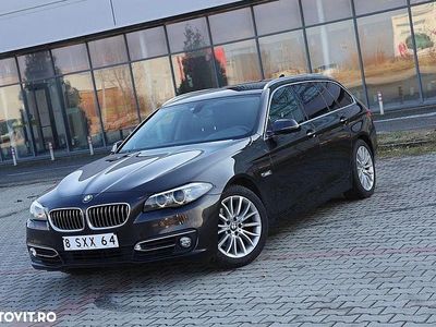 Second-hand BMW 520 Luxury Line 190 CP (139 kW) 2015 Culoaremaro Break