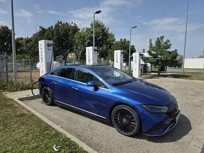 Second-hand Mercedes EQE350 214 kW (292 CP) 2022 Albastru Berlinǎ