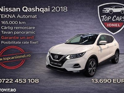 Second-hand Nissan Qashqai Tekna 130 CP (95 kW) 2018 Culoarealb SUV