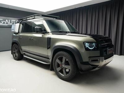 Second-hand Land Rover Defender HSE Dynamic 400 CP (294 kW) 2021 Culoareverde SUV
