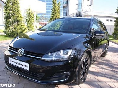 Second-hand VW Golf VII Highline 150 CP (110 kW) 2017 Negru Break