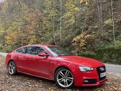 Second-hand Audi A5 S-Line 170 CP (125 kW) 2014 Rosu Hatchback