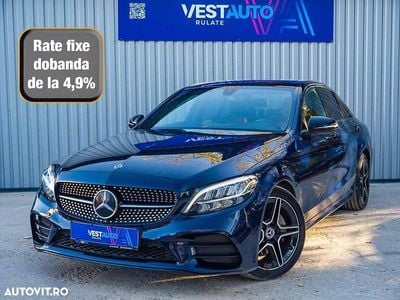 Second-hand Mercedes C180 Exclusive 122 CP (89 kW) 2019 Culoarealbastru Berlinǎ