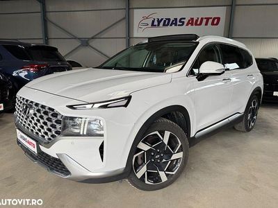 Second-hand Hyundai Santa Fe 201 CP (147 kW) 2020 Culoarealb SUV