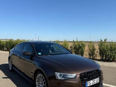 Second-hand Audi A5 S-Line 245 CP (180 kW) 2014 Culoaremaro Coupe