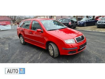 Second-hand Skoda Fabia 75 CP (55 kW) 2005 Rosu Hatchback