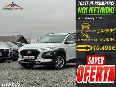 Second-hand Hyundai Kona Select 115 CP (84 kW) 2019 Culoarealb SUV