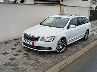 Second-hand Skoda Superb LAURIN & KLEMENT 170 CP (125 kW) 2015 Culoarealb Break
