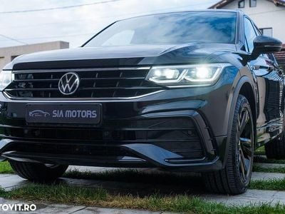 Negru Utilizat 2021 VW Tiguan R-line SUV | 27.750 EUR (Preț bun)