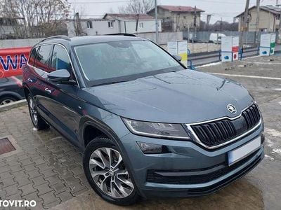 Second-hand Skoda Kodiaq Clever 150 CP (110 kW) 2021 Culoareverde SUV