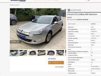 Second-hand Citroën C5 Exclusive 136 CP (100 kW) 2016 Culoaregri Berlinǎ