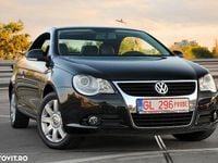 Second-hand VW Eos 115 CP (84 kW) 2007 Culoarenegru Cabrio