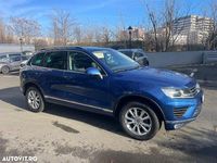 Second-hand VW Touareg 204 CP (150 kW) 2015 Albastru SUV