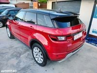 Second-hand Land Rover Range Rover evoque R-Dynamic 180 CP (132 kW) 2016 Rosu SUV