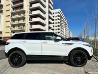 second-hand Land Rover Range Rover evoque alb SD4 Dynamic Plus cu Winter Pack interior piele alb