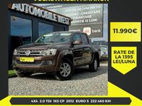 Second-hand VW Amarok 163 CP (119 kW) 2013 Culoaremaro Pickup