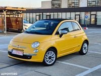 Second-hand Fiat 500 Lounge 69 CP (50 kW) 2014 Culoaregalbeuriu Cabrio