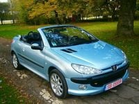 Second-hand Peugeot 206 CC 116 CP (85 kW) 2001 Albastru Cabrio