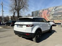 second-hand Land Rover Range Rover evoque alb SD4 Dynamic Plus cu Winter Pack interior piele alb