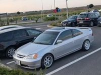 Second-hand Honda Civic 125 CP (91 kW) 2002 Argintiu Coupe