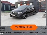 Second-hand VW Touran Comfortline 150 CP (110 kW) 2018 Culoarenegru Monovolum