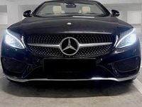 Second-hand Mercedes C220 AMG line 170 CP (125 kW) 2017 Culoarenegru Cabrio