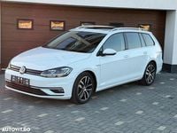 Second-hand VW Golf VII Highline 130 CP (95 kW) 2019 Culoarealb Break