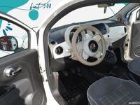 second-hand Fiat 500 1.2 benzina culoare elegantă alb Gelato