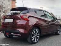 Second-hand Nissan Micra Tekna 100 CP (73 kW) 2019 Culoarerosu Hatchback