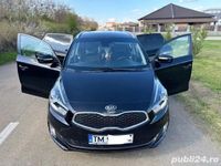 Second-hand Kia Carens 136 CP (100 kW) 2014 Negru Monovolum