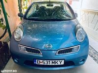 Second-hand Nissan Micra Tekna 110 CP (80 kW) 2008 Culoarealbastru Cabrio