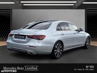 Second-hand Mercedes E300 Exclusive 333 CP (244 kW) 2022 Culoareargint Berlinǎ